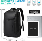 BANGE Business Smart Backpack Waterproof fit 15.6 Inch Laptop Backpack with USB Charging Port,Travel Durable Backpack