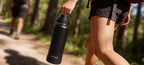 CIVAGO 40 oz Insulated Stainless Steel Water Bottle with Detachable Straw, Large Metal Water Jug with Bucket Handle, Leakproof Sports Water Flask with Silicone Boot for School, Dishwasher Safe, Navy