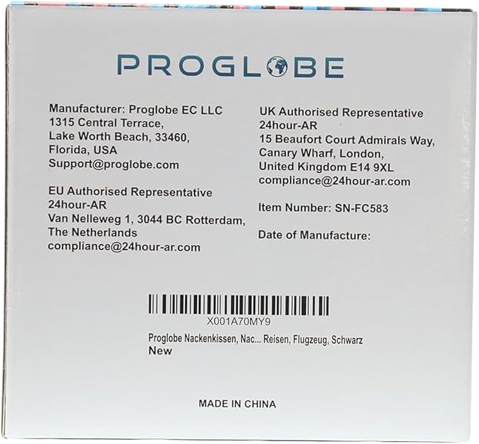 Orthopedic Neck Pillow, Travel Neck Pillows for Airplanes, Memory Foam Kit, 360° Head Support, Airplane Pillow Set with 3D Contoured Eye Masks, Earplugs, and Luxury Mesh Bag (Black)