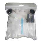 17 Pack Travel Pouches for Toiletries,TSA Approved,Portable Containers,Stand Up Pouch,Refillable Travel Accessories for Shampoo Conditioner Lotion Soap Liquids (A-17pcs)