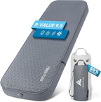 Hikenture 4" Thick Self Inflating Sleeping Pad, Foam & Air Camping Mattress, 9.5 R-Value Insulated Sleeping Mat, Portable All Season Camping Pad for Tent, Car, Cot, Truck