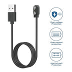 Meliya 2Pack Charger Cable for TOZO S7 S6 S5 S4 S3 S2 Smartwatch Charger, Replacement Charging Cable Cord for TOZO Smart Watch Charger