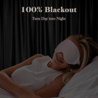 3D Cooling Eye Mask Sleep Mask for Men & Women, 100% Pressure-Free & Light Block-Out Eye Mask for Sleep with Easy Adjustable Strap, Night Eye Cover for Travel, Pink