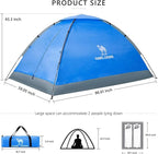 CAMEL CROWN Tents for Camping 2/3/4/5 Person Camping Dome Tent, Waterproof,Spacious, Lightweight Portable Backpacking Tent for Outdoor Camping/Hiking
