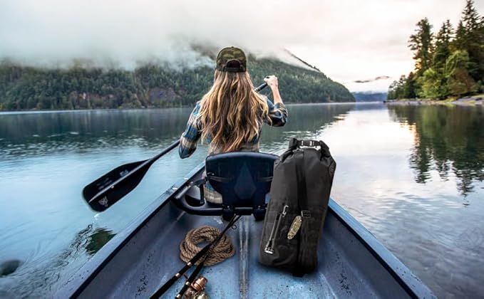 Xtreme Sight Line ~ AQUA RT Faraday Dry Bag ~ Water-Proof Faraday Dry Bag for Laptops, Tablets, and Mid-Size Electronics ~ Tracking/Hacking Defense ~ Black