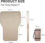 Tesla Camping Air Mattress with Foam, 4''Extra Thick Self Inflating Sleeping Pad for Camping, Fast Inflate & Deflate, with Electric Pump, Model Y