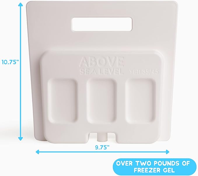 Ice Pack Divider for YETI Coolers - Four Sizes to Fit The YETI Tundra Haul, 35, 45, 65, Roadie 48, 60 - YETI Cooler Accessories - Freezable YETI Accessories