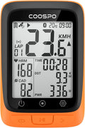 COOSPO Bike Computer Wireless GPS, Cycling Computer GPS Bike Tracker with Bluetooth/ANT+, Waterproof Bicycle Computer GPS Speedometer with Auto Backlight, 2.4 inch LCD Display