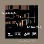 LARS NYSØM Stainless Steel Insulated Water Bottle 12oz 17oz 25oz 34oz 51oz | Insulated Thermo Flask for Hot and Cold Beverages | Leakproof Drinking Bottle (Calypso Blue, 17oz)