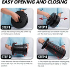 2025 Upgraded Folding Stool,800lbs Max Weight,Portable Retractable Collapsible Stool,Travel Footrest,Gift for Camping,Outdoors,Fishing,Hiking Tours,Parties,BBQ