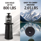 2025 Upgraded Folding Stool,800lbs Max Weight,Portable Retractable Collapsible Stool,Travel Footrest,Gift for Camping,Outdoors,Fishing,Hiking Tours,Parties,BBQ