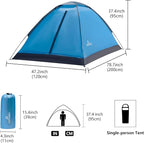 ASFANAS Single-Person Single-Wall Tent, S