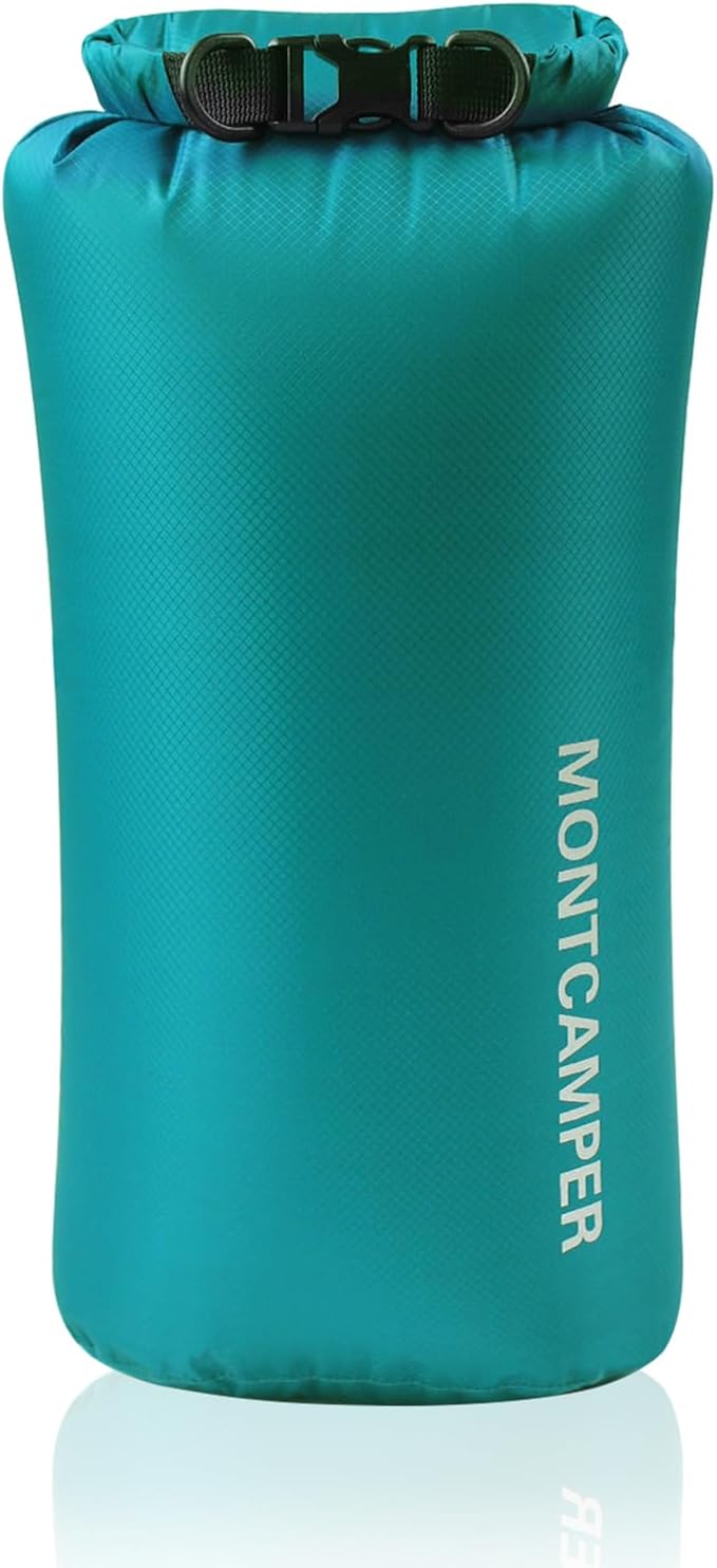 Waterproof Dry Bag-Large capacity Storage Sack for Outdoor Adventures-Enhanced 30D Nylon Waterproof Fabric-Float on Water-Keep Luggage Dry and Organized(10L/Turquoise blue)