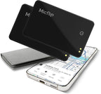 Wallet Tracker Card (Samsung Only),Rechargeable Bluetooth Smart Wallet Tracker,0.08in Ultra-Thin Glass Samsung Tracker Tags for Wallets,Passports & Luggage,IP67 Waterproof (2 Pack)