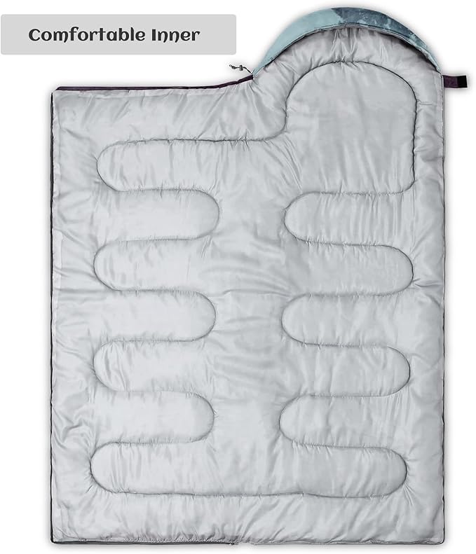 Sleeping Bags for Adults Youth Kids,3D Printing Camping Sleeping Bag for Girls Boys Lightweight Waterproof Cold/Warm Weather Sleeping Bag for 3 Seasons