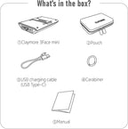 CLAYMORE 3Face Mini (Moss Green) - Lightweight and Portable LED Area Light for Outdoors, Camping, Tent, Emergency, and Industrial Use. Rechargeable Lantern with USB-C, Up to 60 Hours Battery Life.