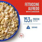 Mountain House Fettuccine Alfredo with Chicken FreezeDried Food for Camping, 9 Servings, 30Year ShelfLife
