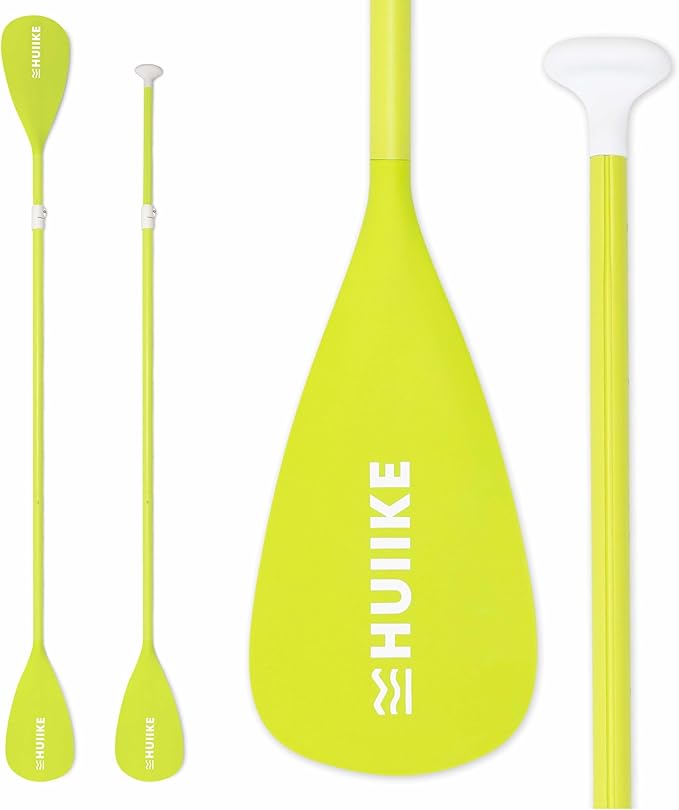 Paddle Board Paddle 2-in-1 Aluminum Sup Paddleboard Oar & Kayak Detachable 4 Piece | Double Sided Sup Oar Adjustable for Stand Up Board | Packable Paddleboard Ore & Kayak for Paddleboarding