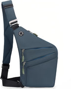 Crossbody Travel Bags for Women, New Theft Proof Safe Slim Sling Travel Purses, Personal Flex Shoulder Bag for Men Women