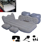 Inflatable Car Air Mattress Back Seat Bed with Air Pump,Portable Thickened Car Travel Camping Sleeping Air Mattress Blow Up Bed for Car Universal SUV