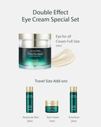 Isa Knox Age Focus Prime Eye For All Cream Gift Set - Firming & Hydration Face and Neck Care - Full Size Eye Cream + Travel Size Toner, Emulsion & Cream - Daytime Retinol, Korean Skin Care