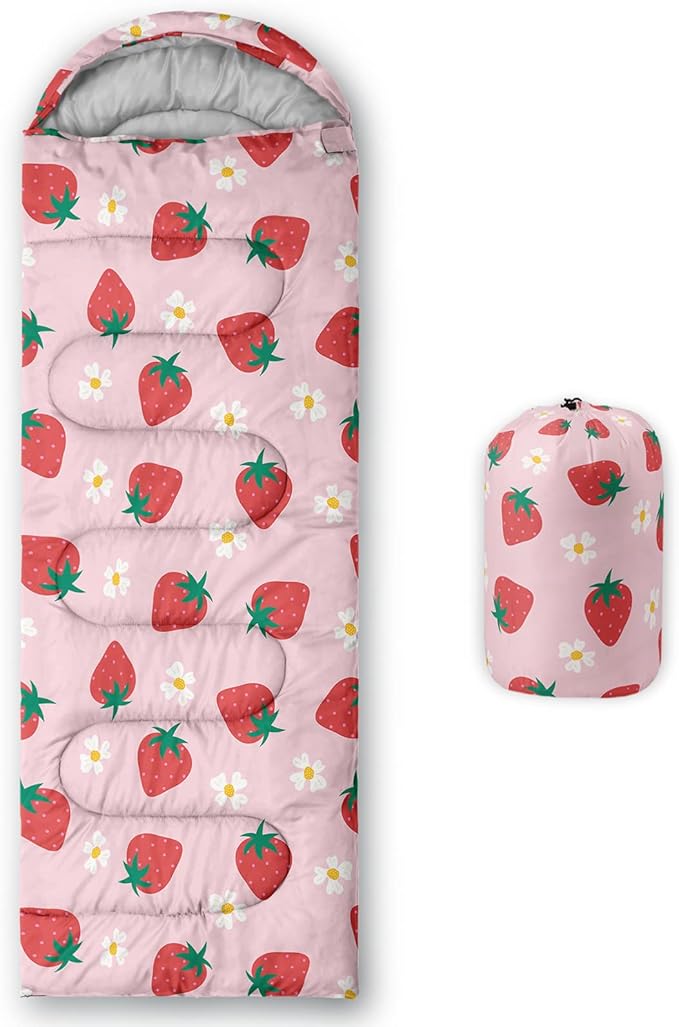 BSNTHO Camping Sleeping Bags,3 Season Warm & Cool Weather,Lightweight,Waterproof Sleeping Bags for Adults & Kids,Traveling,and Outdoors,Camping Gear Equipment