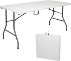 Stansport Compact Portable Kids Picnic Table – Foldable Space-Saving Design with Locking Legs – Lightweight Children’s Picnic Set for Travel, Parks, Campsite – Durable Steel Frame & Easy Clean Surface