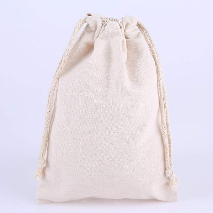 Breathable Dust-proof Drawstring Storage Pouch String Bag for Handbags Purses Shoes Eco Bag (5 PCS,8.66 * 11 in)