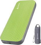 Self-Inflating Sleeping Pad - 4” Ultra-Thick Supportive Foam, Insulated Camping Mattress with Pump Sack for Tent, Car, Truck, Van, Home - Portable Camping Pad for 4-Season Comfort (Single)