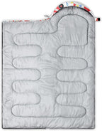 QOOMO Camping Sleeping Bags,3 Season Warm & Cool Weather,Lightweight,Waterproof Sleeping Bags for Adults & Kids,Traveling,and Outdoors,Camping Gear Equipment