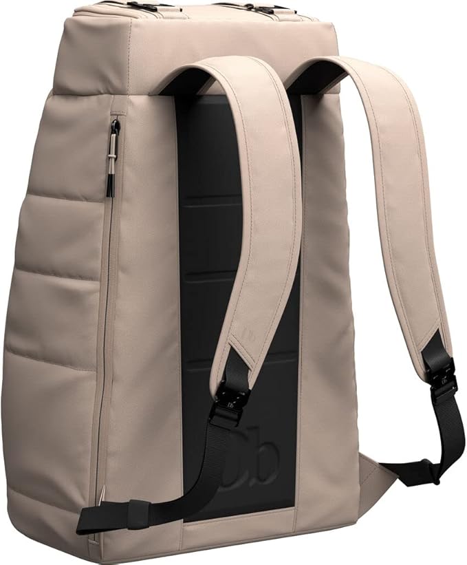 Db Journey The Hugger - Travel Backpack with Laptop Compartment for Work and Gym, Luggage Backpack with Roller Bag Hook-Up System, 25L - Fogbow Beige