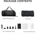 Tesla Camping Air Mattress with Foam, 4''Extra Thick Self Inflating Sleeping Pad for Camping, Fast Inflate & Deflate, with Electric Pump, Model Y