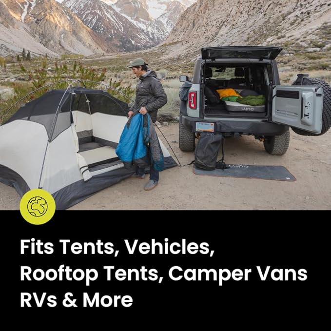 Luno AIR+Foam PRO Camping Mattress - Regular | Universal Fit | Hybrid Foam + Air Mattress