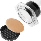 AeroPress XL Coffee Maker Natural Paper Micro-Filters – Round Replacement Coffee Filters, Unbleached, Compostable Paper Filters, Fits XL Size AeroPress Coffee Makers, 200 Count