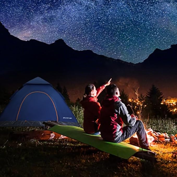 1/2/3/4 Person Tents Waterproof&Windproof Family Tents Camping-Tent,Lightweight Portable Pop Up Tent for Camping,Hiking,Mountaineering or Beach Easy to Set Up Adventures Carry Bag