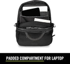 Kenneth Cole REACTION Logan Neoprene Travel 16" Laptop Backpack, Black