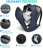 FUTURE AESTHETICS Business Smart Backpack Waterproof for women,men,Fight Approved Durable Backpack suitable as overnight and travel backpack (Blue)