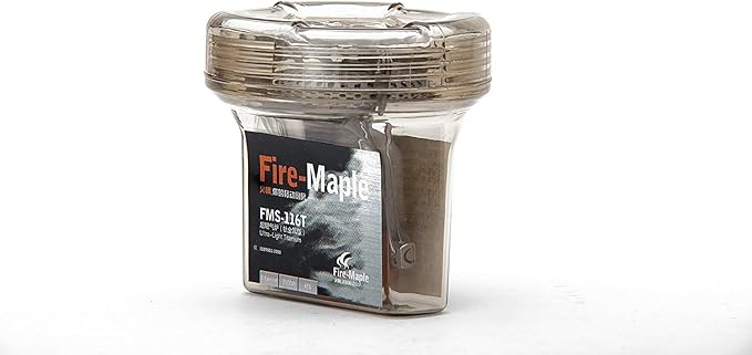 Fire-Maple FMS-116T Portable Stove Ultra Light, Hiking Stove Titanium Backpacking Stove, Outdoor Camping Ultralight Gear, Essential for Earthquake Emergency Kit