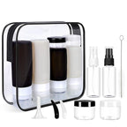 Morfone 16 Pack Silicone Travel Bottles Set for Toiletries TSA Approved Travel Containers Leakproof Squeezable Refillable Accessories 2oz 3oz Travel Essentials for Shampoo Lotion Liquids (BPA Free)