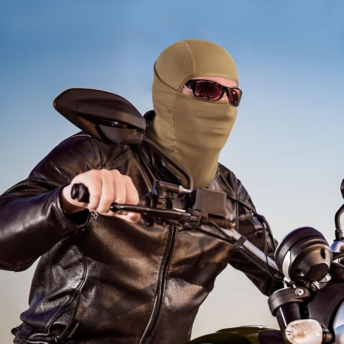 AXBXCX 3 Pack Balaclava Ski Mask - Breathable UV Protection Face Cove for Motorcycle, Football, Cycling, Outdoor Sports