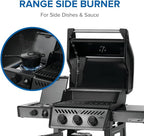 Napoleon Freestyle 365 Propane Gas Outdoor Grill with Range Side Burner, Graphite Grey – 4-Burner BBQ for Versatile Cooking