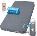 Hikenture 4" Thick Self Inflating Sleeping Pad, Foam & Air Camping Mattress, 9.5 R-Value Insulated Sleeping Mat, Portable All Season Camping Pad for Tent, Car, Cot, Truck