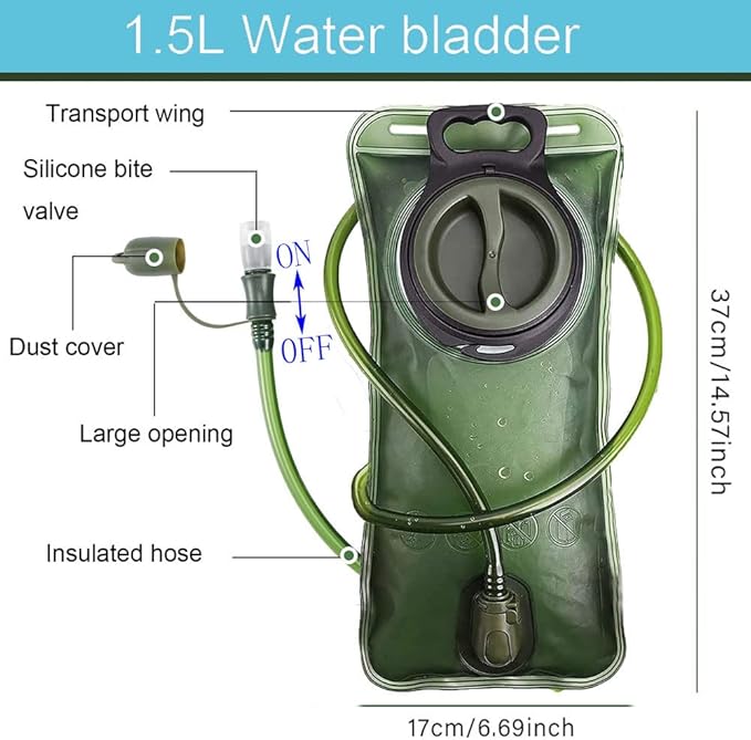 Lightweight Hydration Vest With 1.5L Water Bladder - Breathable Backpack for Running, Cycling, Hiking, Marathon - Men Women (0001 Purple)