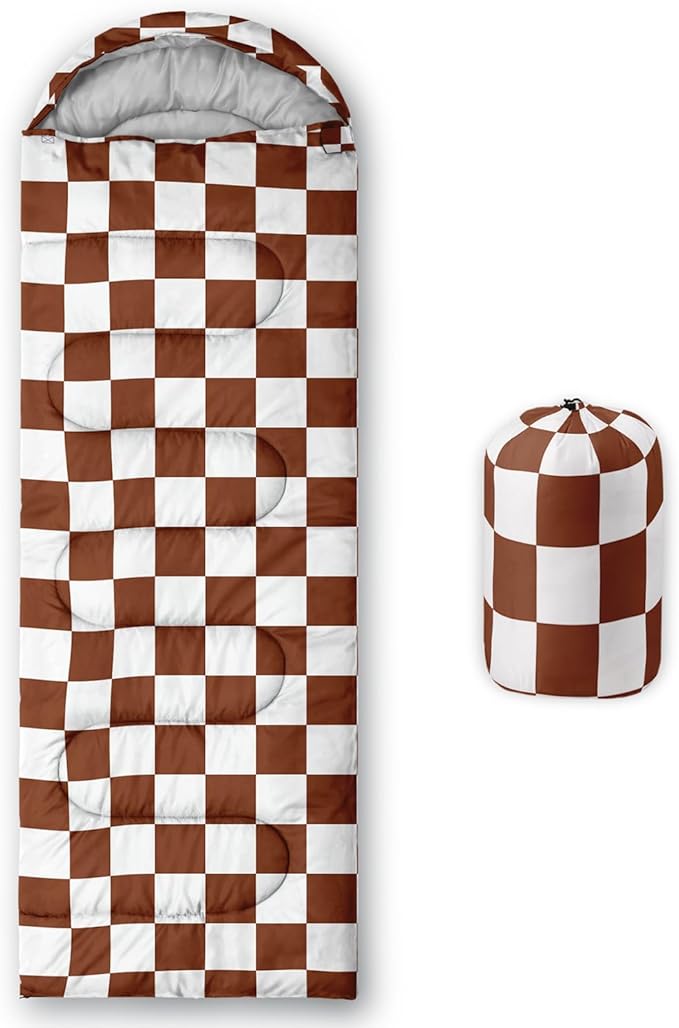 Sleeping Bags for Adults and Kids Backpacking Camping Sleeping Bags for Girls and Boys Lightweight Waterproof Cold/Warm Sleeping Bag for All Season