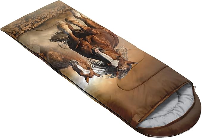 QOOMO Camping Sleeping Bags,3 Season Warm & Cool Weather,Lightweight,Waterproof Sleeping Bags for Adults & Kids,Traveling,and Outdoors,Camping Gear Equipment