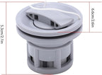 PVC Air Gas Valve Replacement, Lightweight Marine Kayak Exhaust Valve, Easy to Inflate and Deflate Boat Air Valve for Most Inflatable Boats, River Rafts and Kayaks
