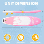 Inflatable Stand-Up Paddle Boards – Available 32"/33"/34" Widths Inflatable Paddle Board with SUP Accessories, Camera Mount, Basic All-Around SUP Board for All Skill Levels, Up to 450lbs