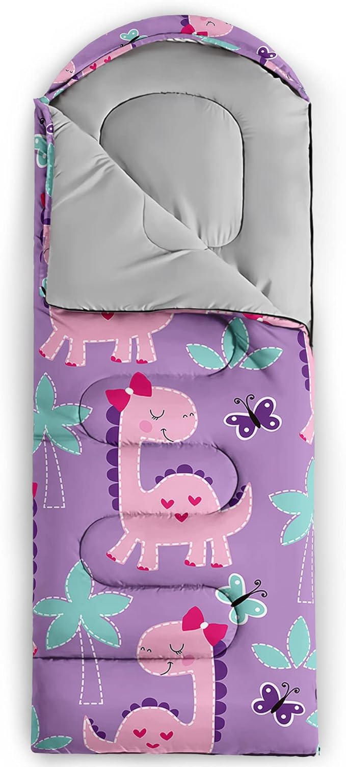 Axolotl Unicorn Sleeping Bag for Kids Boys Girls–Lightweight Warm Cold Weather Sleeping Bags,Waterproof Portable Sleeping Bag with Compression Sack for Camping Backpacking Outdoor Indoor