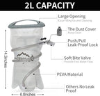 Hydration Pack Backpack, Lightweight Water Backpack with 2L Leakproof Hydration Bladder Daypack for Men Women,Running Hydration Vest for Outdoor Trail