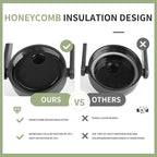 WATERSY Half Gallon Water Bottle Insulated(Cold for 48 Hrs),BPA Free&Leak Proof,64oz Stainless Steel Water Jug/Flask,Big thermo,Large Water Bottle with Handle for Gym,Hiking,Camping,Deep Blue